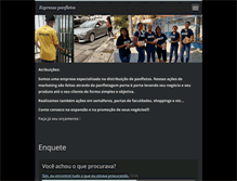 Tablet Screenshot of expressopanfletos.com